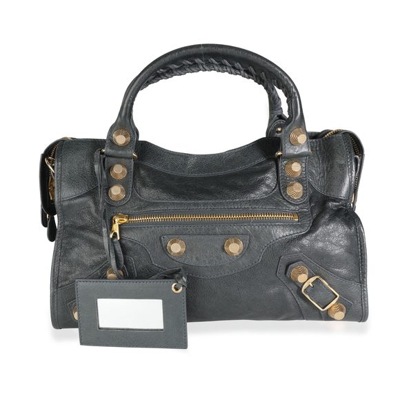 Balenciaga Anthracite Lamsbkin Giant 21 City Bag - Picture 1 of 8